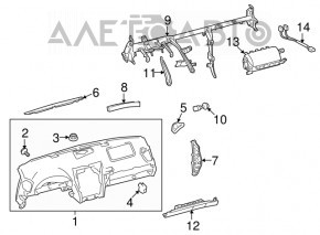 Under-torpedo pipe reinforcement Lexus IS250 IS350 06-09