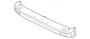 Front Bumper Absorber Subaru Forester 14-16 SJ prerest, metal OEM