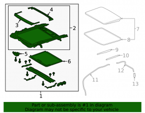 Sunroof Assembly Lexus UX200 UX250h 19-