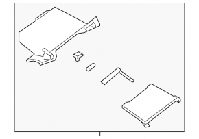 Glove box, glove compartment Nissan Sentra 13-19 black