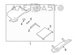 Glove box, glove compartment Nissan Sentra 13-19 black