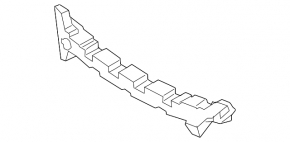 Front Bumper Absorber Hyundai Tucson 19-21 Rest