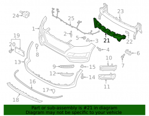 Hyundai Tucson 19-21 Front Bumper Absorber
