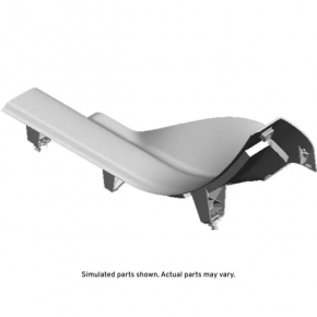 Door sill trim rear left Buick Encore 13-16 gray