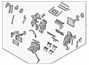 Heater and air conditioner assembly for the Hyundai Tucson 2022-2024