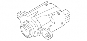 Kia EV6 22-24 cabin air temperature sensor
