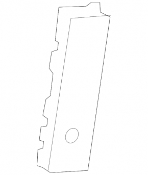 Central lock button front right Mercedes GLS-class X166 13-19 black