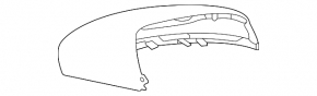 Right mirror cover G-class W463 G550 19-24
