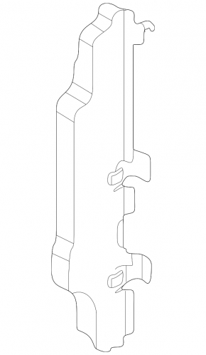 Engine protection side left Ford Flex 09-12 prerest