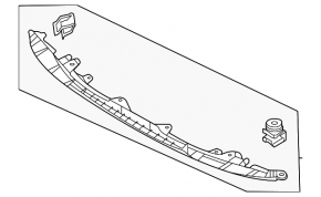 Front bumper mount center lower Mazda CX-30 20-