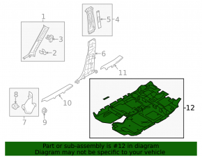 Mazda CX-5 17-25 black floor covering, type 2