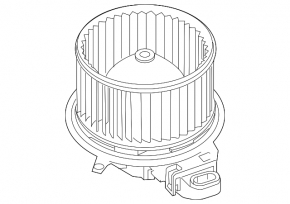 Motor heater fan Ford Explorer 20-