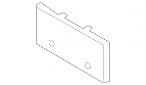 Ford Escape MK4 20-22 Front Bumper License Plate Frame