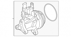 Water pump Land Rover Range Rover 22-25 3.0, 4.4