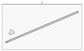 Left threshold Chevrolet Equinox 10-15 prerest