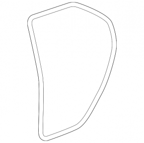 Rear Left Door Seal GMC Terrain 10-17