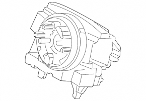 Steering column switch guitar assembly Volvo XC60 18-23 without heated steering wheel