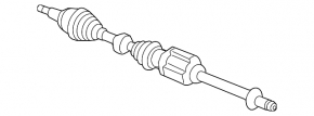 Front right axle shaft for Hyundai Azera 12-17