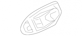Front right door handle plug BMW 7 G11 G12 16-22