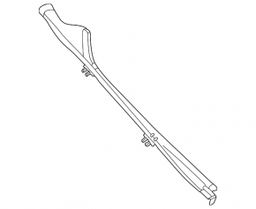 Right upper trunk lid trim BMW i4 22-26