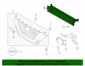 Nissan Altima 19- Radiator Deflector Blinds