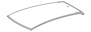 Metal roof Lexus NX200t NX300 NX300h 15-21 without sunroof, for roof rails