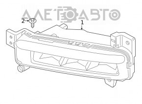 Fog light PTF right BMW 3 G20 19-22 LED