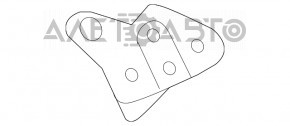 Toyota Highlander 14-19 trunk glass bracket for opening glass