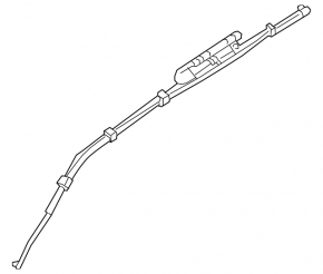 Mitsubishi Outlander 14-22 right side curtain airbag