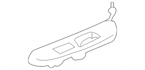 Front right window lift control for Toyota Rav4 06-12