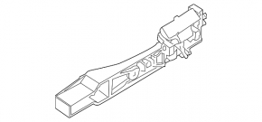 Front left door handle mechanism for a 08-15 Nissan Rogue