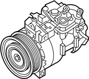 Air Conditioning Compressor Infiniti QX30 17-