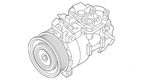 Air Conditioning Compressor Infiniti QX30 17-