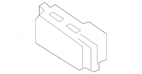 Kia Sportage 17-19 front panel button block for electric door
