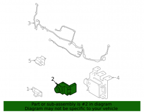 Front bumper parking sensors Hyundai Tucson 22-24