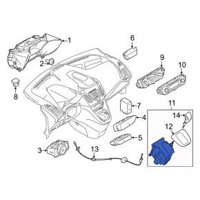 Gearbox shifter Ford Transit Connect MK2 13-