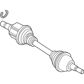 Drive axle shaft front left Ford Edge 15-18 2.0T