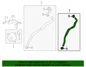 Pipes for gearbox cooler Mazda 6 18-21 long