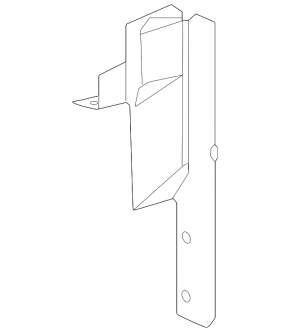 Radiator deflector left Ford Mustang Mach-E 21-23