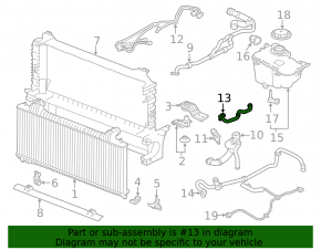 Intercooler pipe upper Jaguar F-Pace X761 17- AJ126