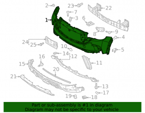 Naked front bumper for Mazda CX-50 23-26