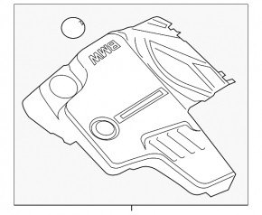Engine Cover BMW X3 F25 13-17 2.0T