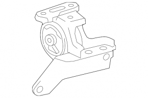 Left engine mount for Toyota Corolla 14-19 automatic transmission