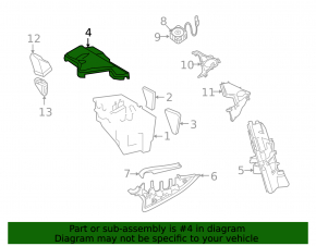 Engine Computer Block Cover BMW X5 E70 07-13