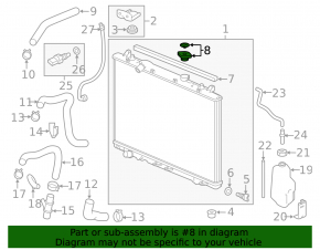 Honda Insight 19-22 inverter expansion tank cap