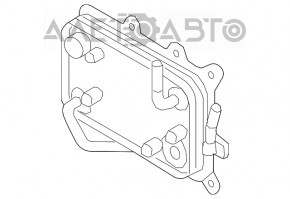 Automatic transmission oil cooler Kia Sorento 16-18 2.4