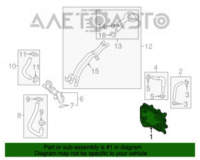 Automatic transmission oil cooler Kia Sorento 16 3.3
