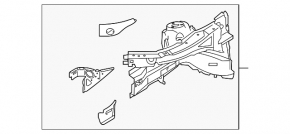 Quarter front right Volvo V90 17-22 usa