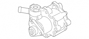 Power Steering Pump BMW X1 E84 13-15 Hydraulic, 2.0L, X1.28i Series