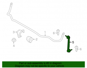 Rear stabilizer link left BMW 3 G20 19-